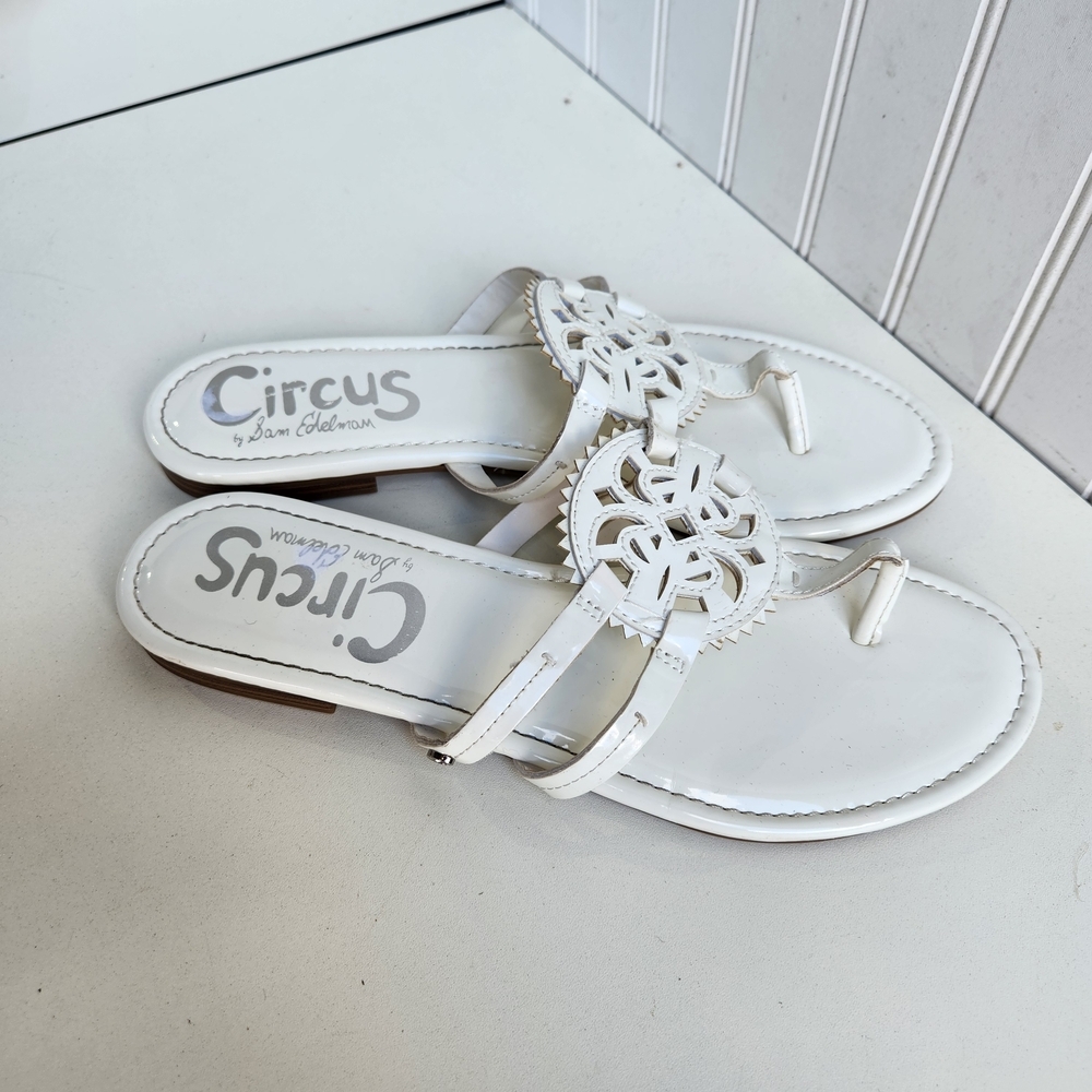 Circus by Sam Edelman Canyon Women's White Sandals Size 10M